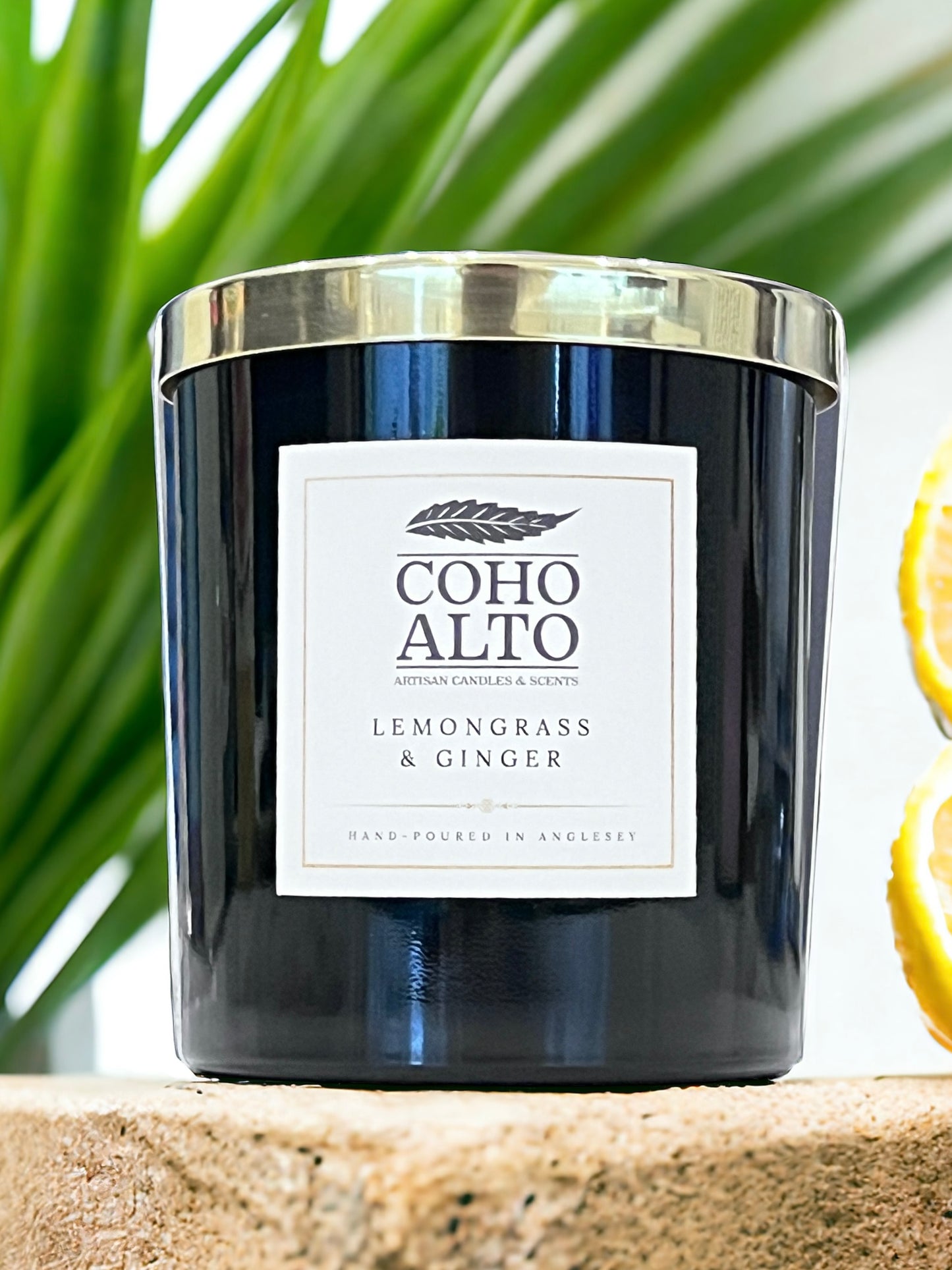 Lemongrass and Ginger Scented Candle