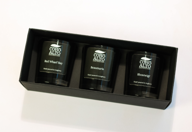 Trio Of Candles Anglesey Gift Set
