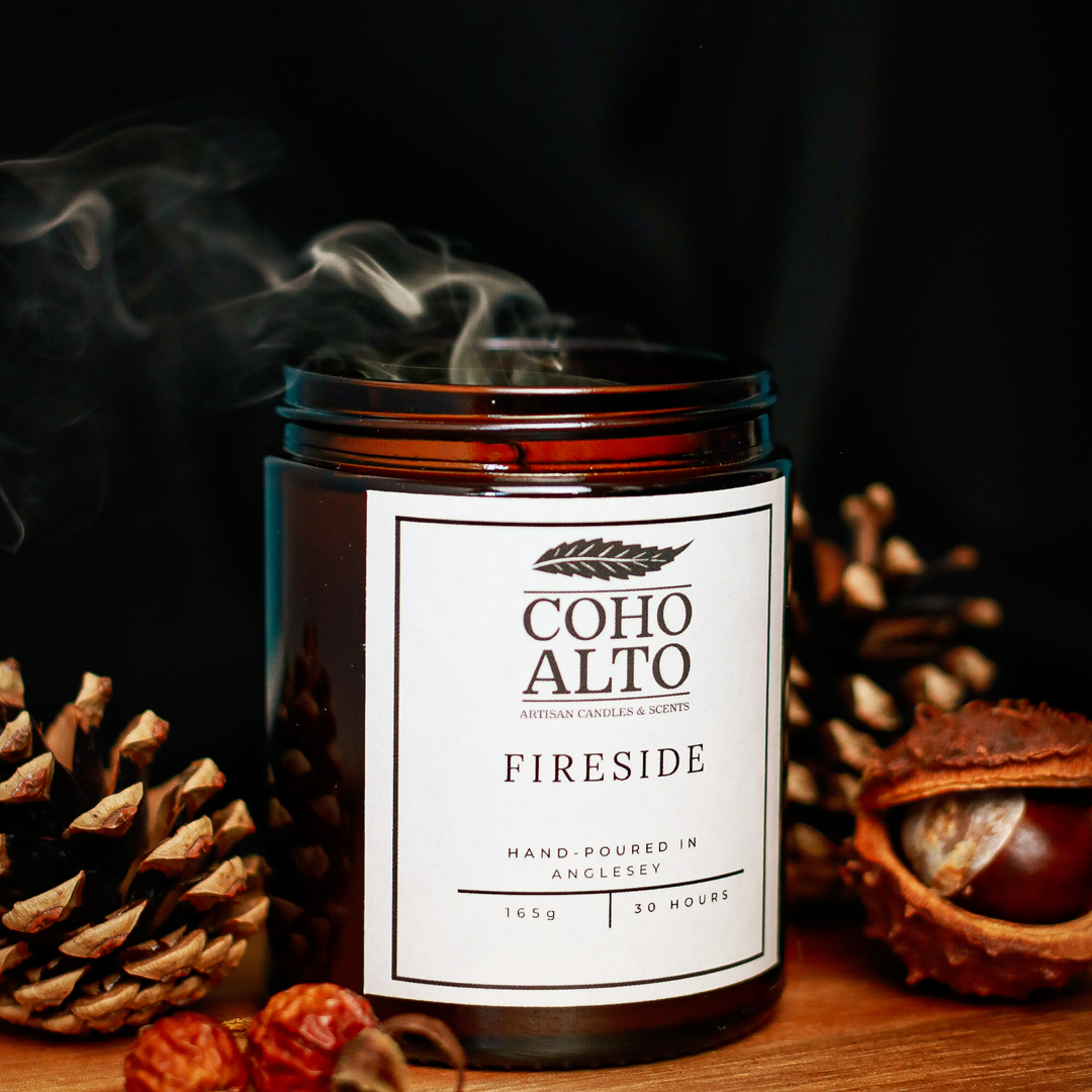 Fireside Amber Jar Candle