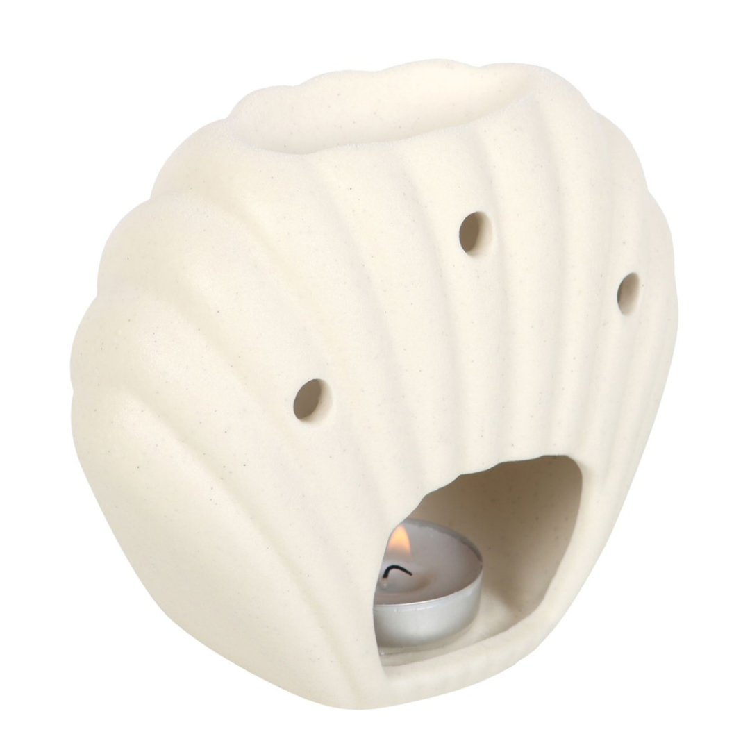 White shell tealight oil burner