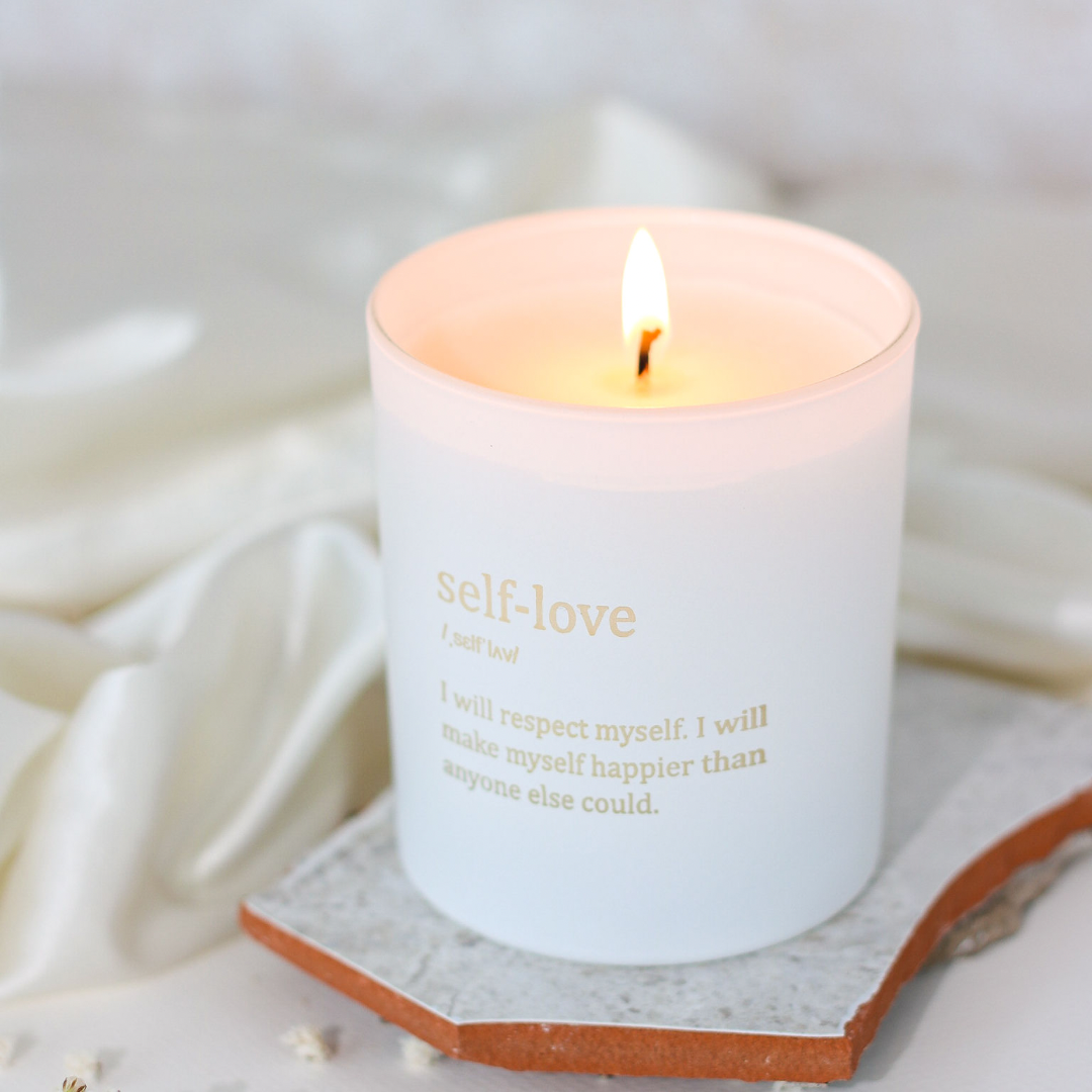 Self Love White Candle