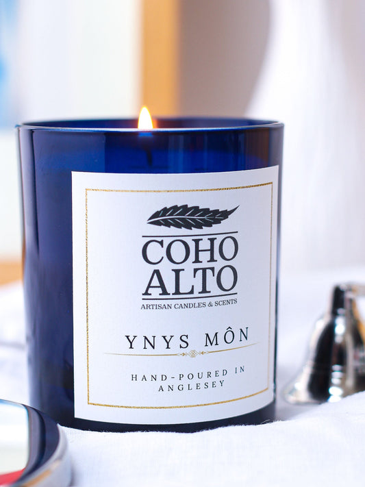 Ynys Môn luxury candle hand-poured by COHO ALTO
