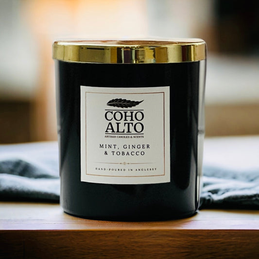 COHO ALTO Mint, Ginger & Tobacco Luxury Candle