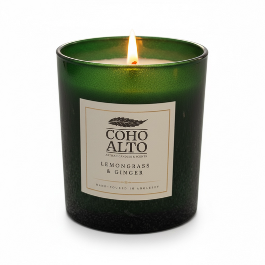 Lemongrass and ginger luxury candle 