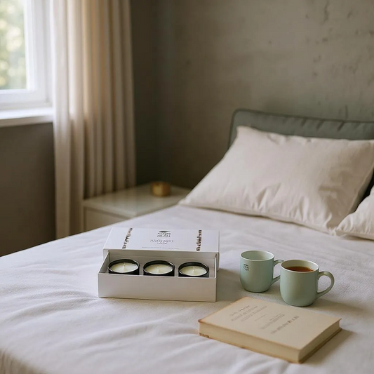 Anglesey Candles Trio collection coho alto 