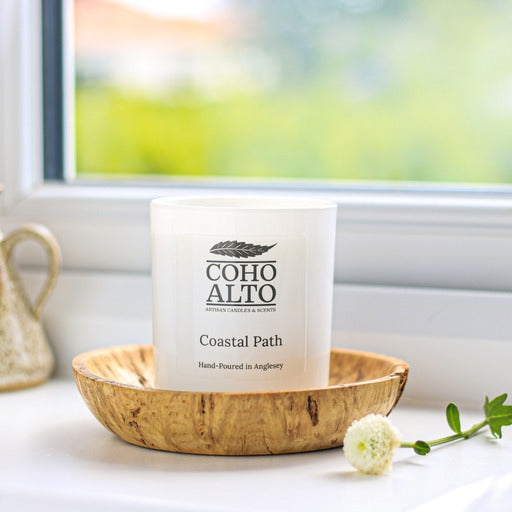 Coastal Path White Candle 