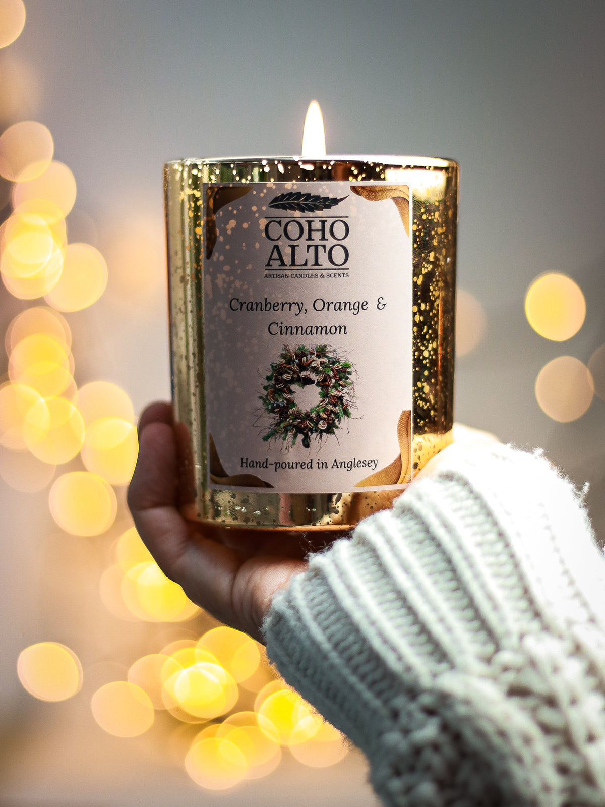 Cranberry Orange & Cinnamon Candle | COHO ALTO